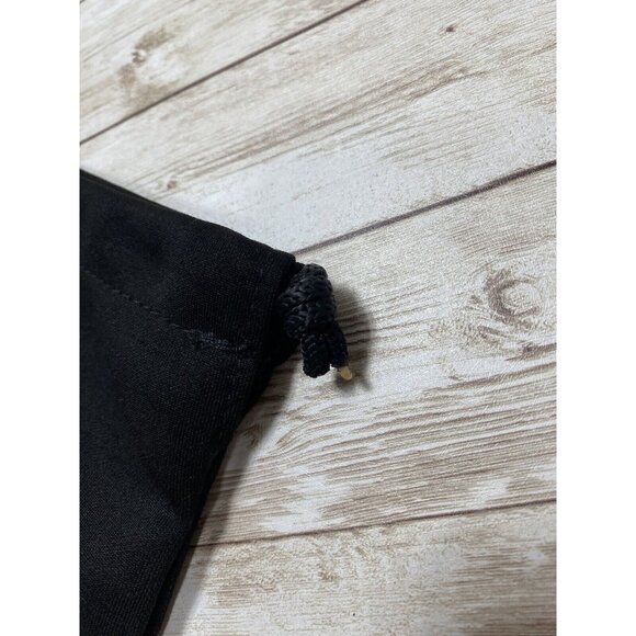 Ebay Reusable Black Drawstring Bag EBay Logo Material Pouch Bag, Black White New - Picture 3 of 5